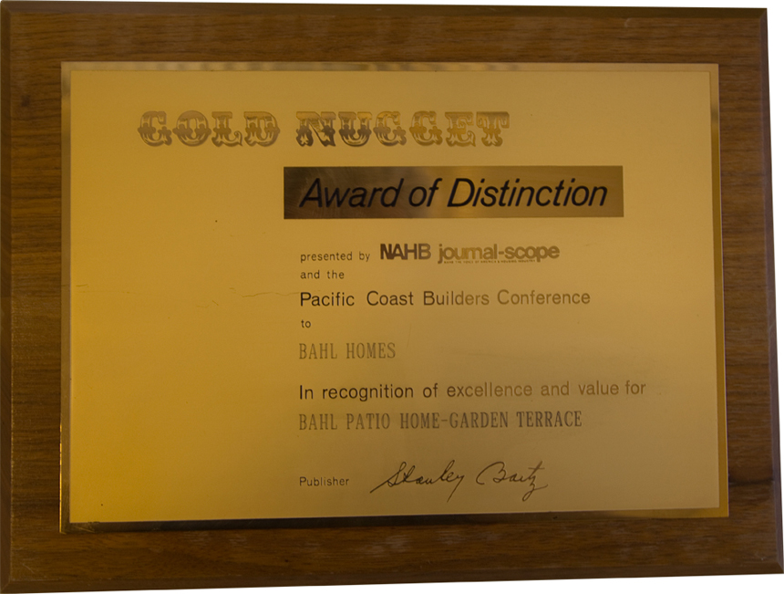 Gold Nugget Award