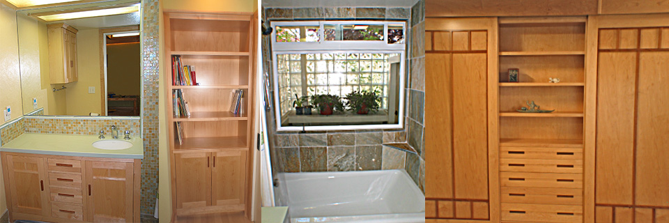 Collage of Downstairs Master Bedroom